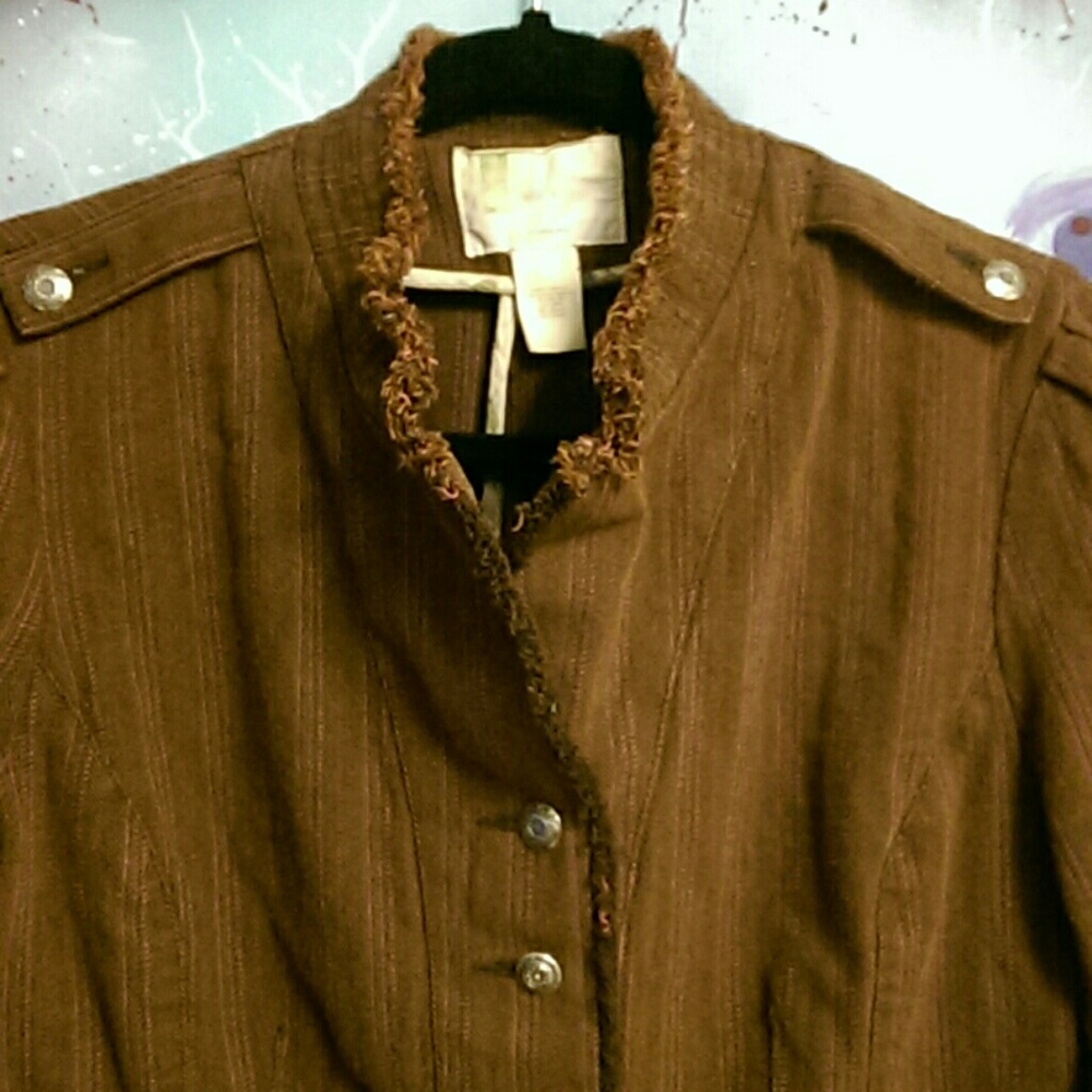 Vintage? Boho.Urban Outfitters. Peplum jacket